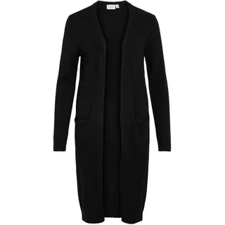 VILA VIRIL LONG L/S KNIT CARDIGAN Schwarz S