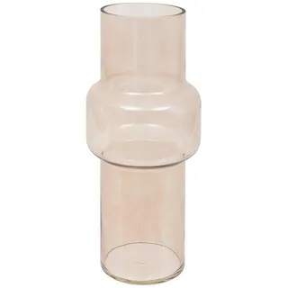 Atmosphera Createur d ́interieur Vase Ella Ø 13,5 cm , Rosa , Glas , 30 cm , Dekoration, Vasen, Glasvasen