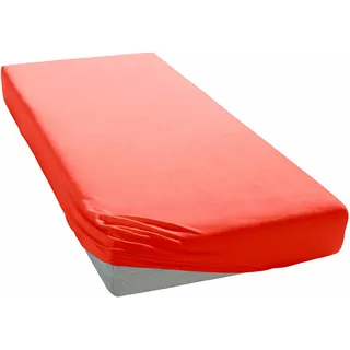 OTTO home Spannbettlaken Jersey 200 x 200 cm orange