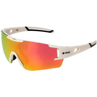 YEAZ Sportbrille "Sport-Sonnenbrille Creme White/Pink SUNBLOW",