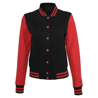 Build Your Brand Ladies Sweat College Jacket, Damen Jacke, erhältlich in vielen verschiedenen Farben, Größen XS bis XL