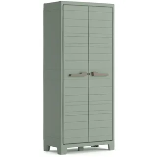 KETER Geräteschrank , jadegrün, , Kunststoff , 8 Fächer , 80x182x44 cm, , Freizeit & Co, Heimwerken, Werkstatteinrichtung, Werkzeugschränke