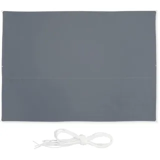 Relaxdays Sonnensegel , grau , Textil, Metall , 350x250 cm , Sonnenschutz, Sonnenschirme