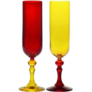 Krosno Bubble Champagner- & Prosecco-Gläser 0,22 l 2-tlg.