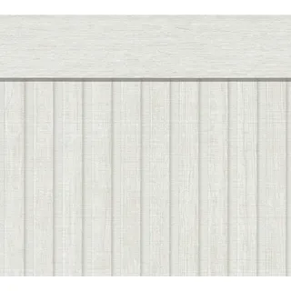 A.S. Création Vliestapete Wallpanel Holz 5 m x 1,06 m Hellgrau