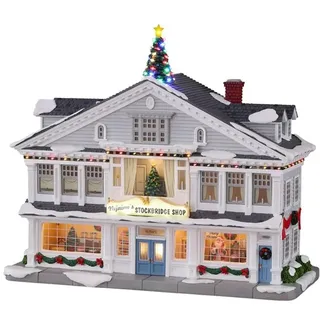 Lemax 15807-UK Norman Rockwell Lighted Buildings: Nejaime's Stockbridge Shop
