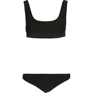 Urban Classics Damen Ladies Tanktop Bademode Bikini-Set, Black, XS