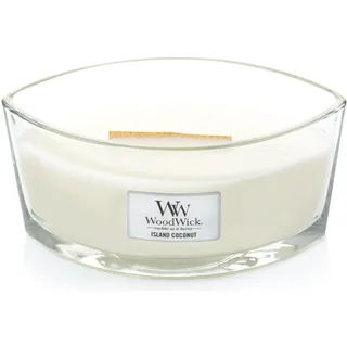 Woodwick Island Coconut Duftkerze 453 g beige