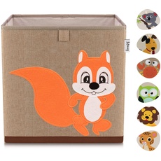 Bild Aufbewahrungsbox Kinderzimmer Spielzeugbox Aufbewahrung Eichhörnchen