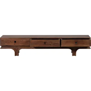 WOOOD Lowboard »Staes TV-Board« TV-Kommode, drei Schubladen, H 37 cm x B 180 cm, braun