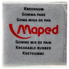 Maped M010450 - Knetradierer mit Schutzfolie, grau