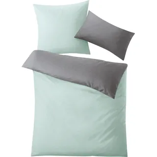 KLEINE WOLKE Gracia Melange Mint 135 x 200 cm + 80 x 80 cm/40 x 80 cm