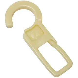 GARDINIA Faltenlegehaken kiefer, Für Ø 28 mm, 10 Stück