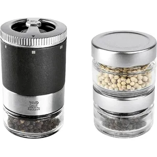 Peugeot Maestro Pfefferbar U'Select Graphit 11 cm Inkl. Drei Premium-Pfeffergläsern