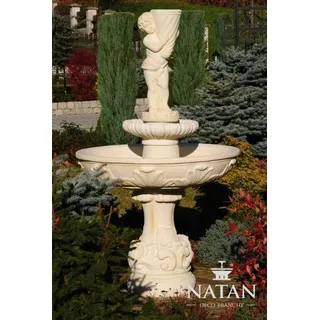 Springbrunnen Froschbrunnen Brunnen Steinbrunnen Gartenbrunnen Fontaine 170cm
