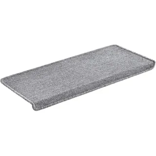 [en.casa] Stufenmatte 65 x 24 cm Hellgrau
