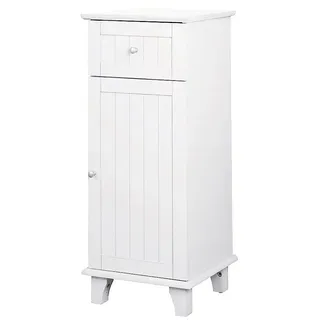 welltime Unterschrank »Venezia Landhaus« Badmöbel, aus massiver Kiefer, 1 Tür, 1 Schublade, Breite 33 cm, weiß