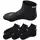 Sneakersocken 6er Pack Schwarz 43-46