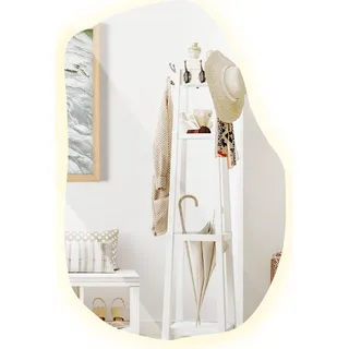 LED Spiegel mit Beleuchtung – 70 x 45,5 cm – Wandspiegel Badspiegel rahmenlos modern Design fürs Badezimmer – Neutralweiß 4000K
