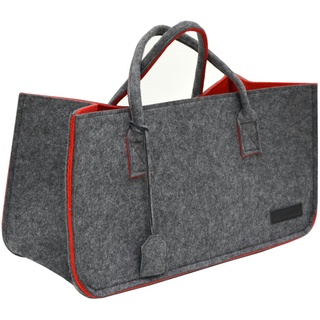 Dune Design Filztasche XXL 25 kg grau/rot 16352