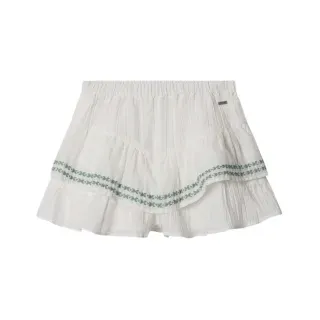 Pepe Jeans für Mädchen. PG8000004 Kurze Hose Hetty weiß (16años= 176cm), Lässig, Baumwolle, Kinderbekleidung