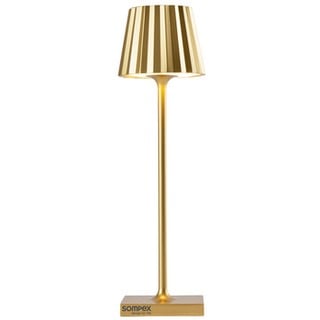 LED-Tischleuchte Troll Nano sompex gold, 21 cm. Schirm 4.7xFuß 5.6xFuß 5.6 cm