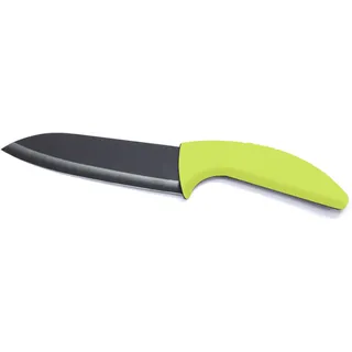 YOKO DESIGN 1090 Keramikmesser, PVC-Griff, 28 x 5 x 1,2 cm, Schwarz/Grün