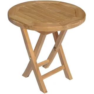 Happy Garden Beistelltisch, rund, aus Teak, 50 cm, Lombok