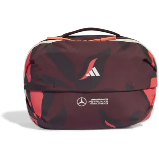 adidas Unisex MERCEDES - AMG PETRONAS FORMULA ONE TEAM SUMMER PACK CROSSBODY BAG, off white/aurora ruby/turbo/black, One size