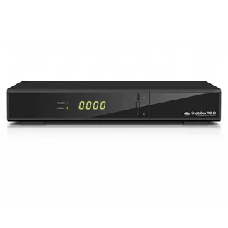 AB Cryptobox 700 Full HD Satellite Receiver DVB-S2, HEVC/H.265, LAN schwarz