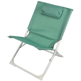 Sunnydays 49x62x61 cm Strandstuhl mit integriertem Kissen Strandhocker Campingstuhl Klappstuhl Faltstuhl