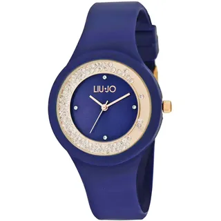 Liu Jo Dancing Sport Damenarmbanduhr 38 mm Blau Rosa Gold Sport Taucheruhr