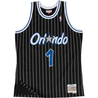 Mitchell & Ness Tshirts Nba Swingman Orlando Magic Penny Hardaway, SMJYGS18190OMABLCK94AHA, Größe: 178 - Schwarz, Weiß, Hellblau
