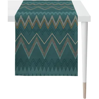 APELT "Indira, LOFT STYLE, Jacquard", türkis, petrol, grau, orange, beige),