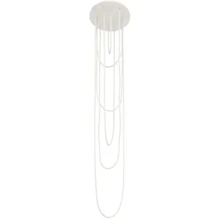 s.luce Led-Galerieleuchte Arion XXL 550cm Weiß , Kunststoff , Rechteckig , LED integrated , F , 120x2.5x550 cm , Lampen & Leuchten, Innenbeleuchtung, Hängeleuchten, Pendelleuchten