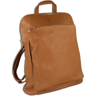 toscanto Cityrucksack Leder Tasche Braun