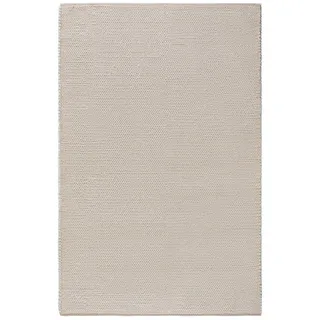 benuta Pure Wollteppich Uno Cream 120x170 cm , Creme , Textil , Beton Optik , Rechteckig , 120x170 cm , Gots , pflegeleicht , Teppiche und Böden, Teppiche, Schafwollteppiche