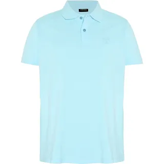 Poloshirt CHIEMSEE, Herren, Gr. XL (56/58), tropical breeze, 100% Baumwolle, ohne Ausschnitt, Shirts Poloshirt