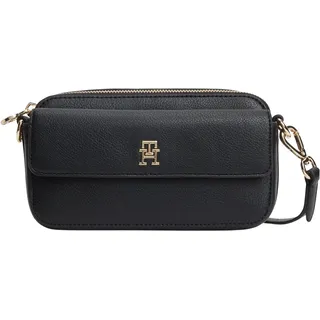 Tommy Hilfiger Th Icon Camera Bag Umhängetasche Leather Black