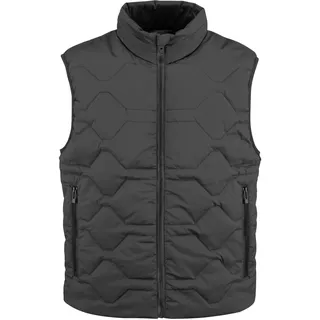 Audi Herren Steppweste, Schwarz, Größe S, 92% Polyester 8% Elastan, Wasserabweisend, Modern