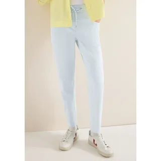 Cecil Stoffhose "Style Tracey" mit elastischem Bund und Kordelzug, diamond blau (länge 28)