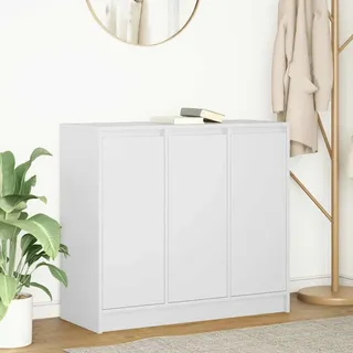 vidaXL Sideboard Weiß 85x34x76 cm Holzwerkstoff - Weiß