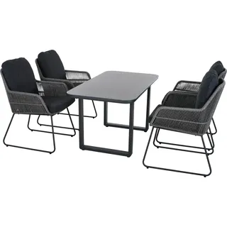 Siena Garden Dining Sessel Kansas 69 cm x 60 cm x 85,5 cm Grau