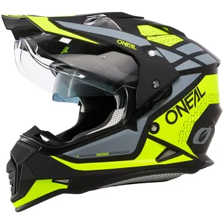 O'Neal Sierra Helmet R V.24 Schwarz/Neon Gelb/Grau XL