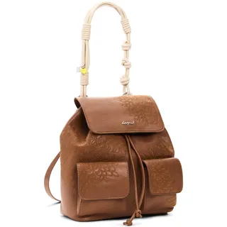 Desigual Freizeitrucksack Handtasche Sierra Prisa Mini Backpack Camel braun