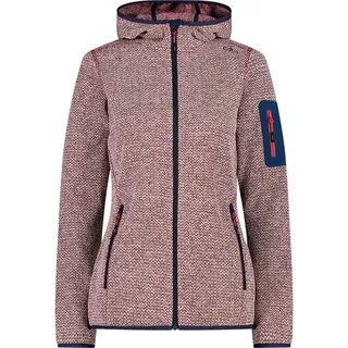 CMP 3h19826 Kapuzenfleece - Red Wine / White 08CM - 2XS