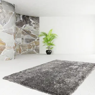 Kayoom »Diamond 700«, rechteckig, 45 mm Höhe, weiche Microfaser, Langflor, Shaggy, Melange, Wohnzimmer