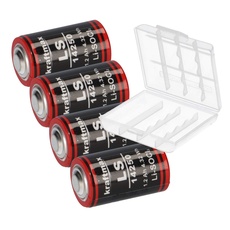 4X Lithium 3,6V Batterie LS14250 LS 14250-1/2 AA ER14250 Li-SOCl2 AKKUman Set