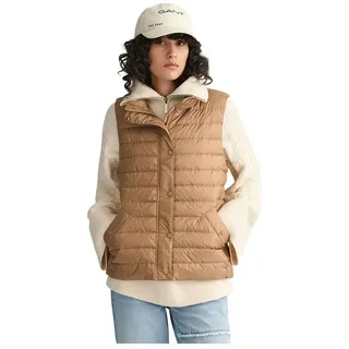 Gant Light Daunenweste - Warm Khaki - XL