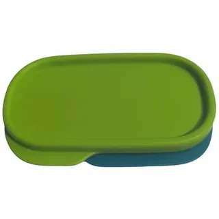Tupperware to Go Lunchbox Clevere Pause 120ml Brotdose mit Trennwand Eco+ Schule (türkis grün 120ml)